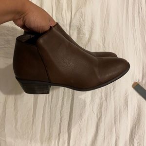 Brown booties